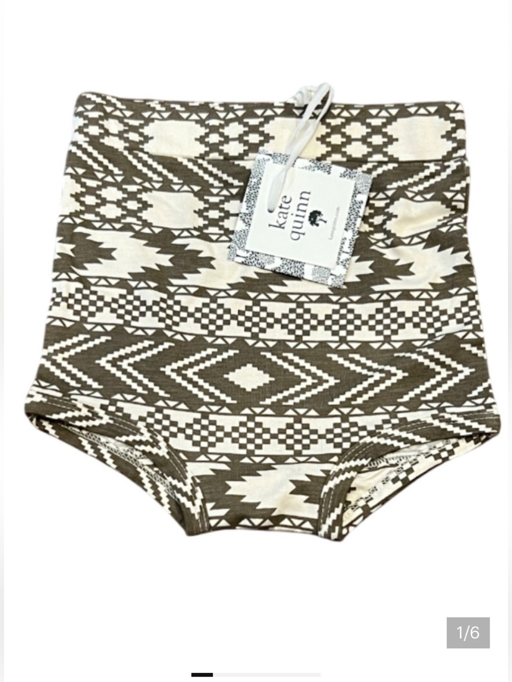Kate Quinn Santa Fe Southwestern Print Bloomers/Diaper Cover Bamboo Blend 12-18M